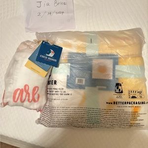 Coco moon Hawaii you are my sunshine crib sheet and quilt blanket NWT